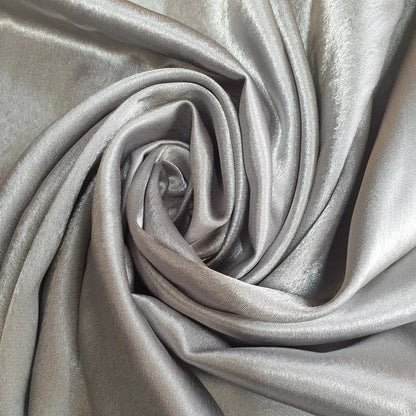 Satin Crepe Back Fabric – Plain 58" (147cm) Wide Silky Bridal & Evening Dress Fabric by the Metre