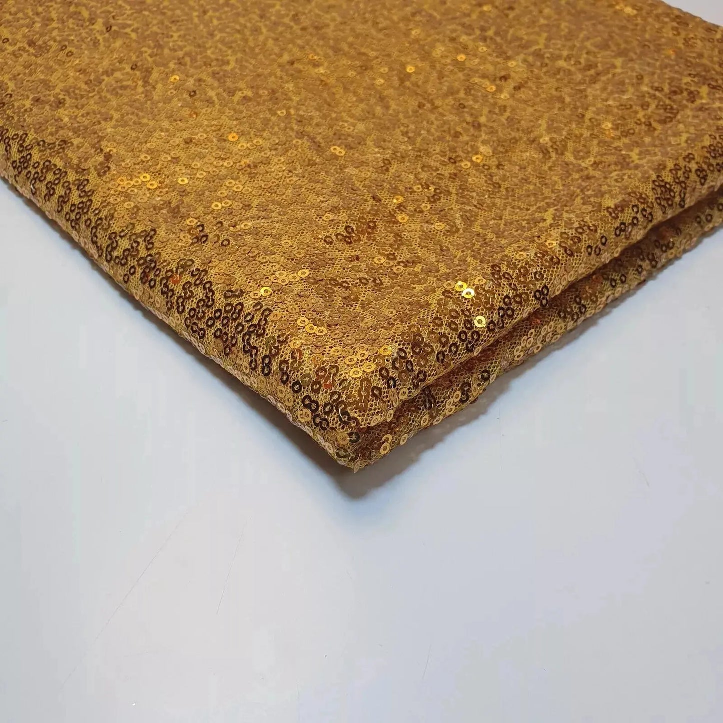 Sequin Fabric | Sparkly Shiny Bling Dress, Craft & Table Drape Material – 58" (147cm) Wide with 50" Embroidered Sequins – Sold by the Metre