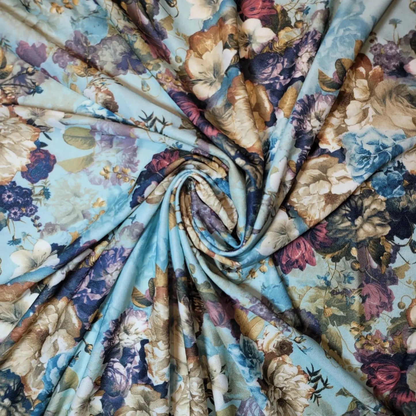 Printed ITY Jersey Fabric | 58" (147cm) Wide Nylon Lycra 4-Way Stretch Spandex for Dresses & Swimwear – Sold by the Metre