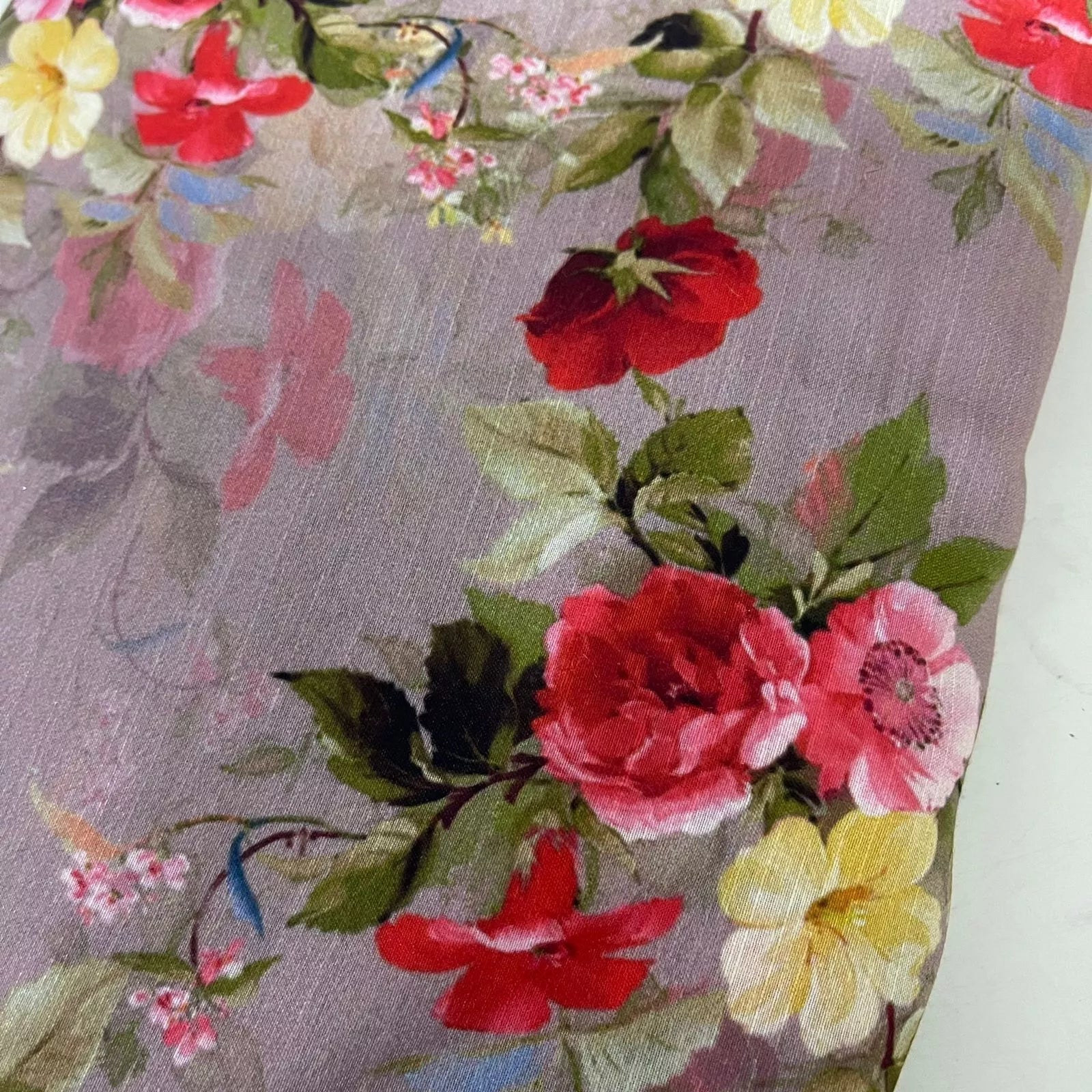 Digital Floral Print Polycotton Fabric | 44