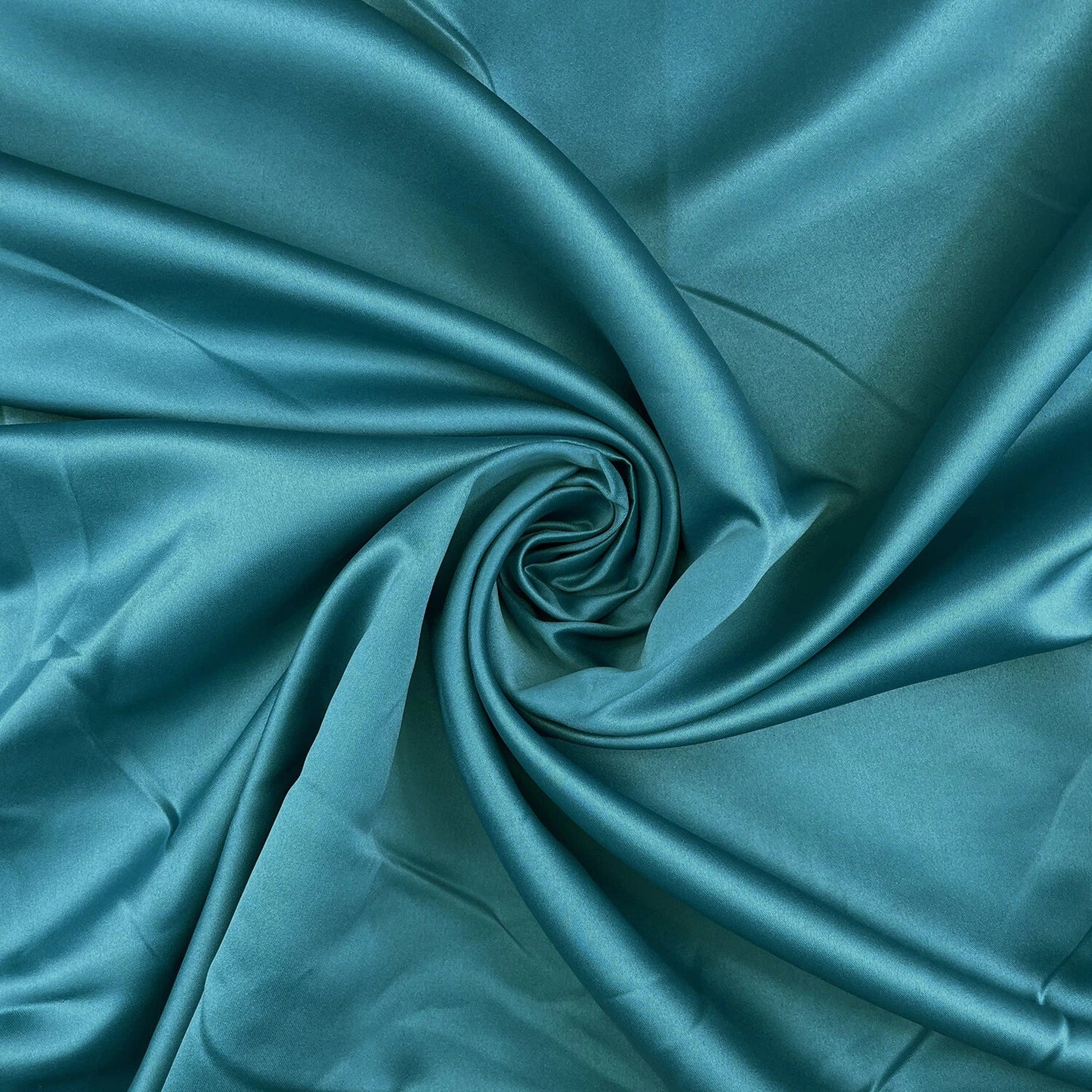 Dull Duchess Satin Fabric | 58" (147cm) Wide Crepe Back Bridal, Prom & Evening Dress Material – Sold by the Metre  Teal (C)