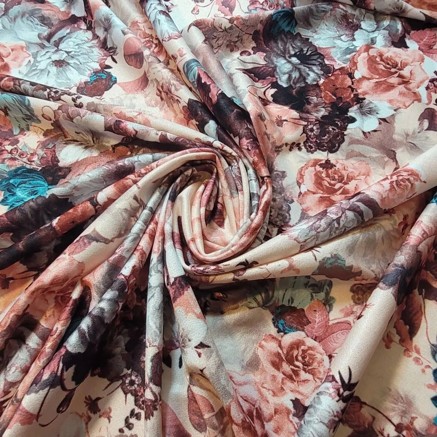 Printed ITY Jersey Fabric | 58" (147cm) Wide Nylon Lycra 4-Way Stretch Spandex for Dresses & Swimwear – Sold by the Metre