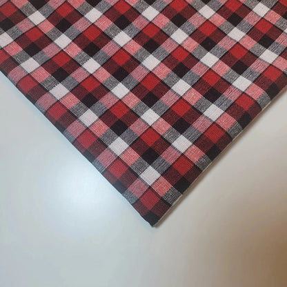 100% Cotton Gingham Woven Fabric | 1/8" Plaid Check 36" (91cm) Wide Dressmaking, Craft & Quilting Material – Sold by the Meter