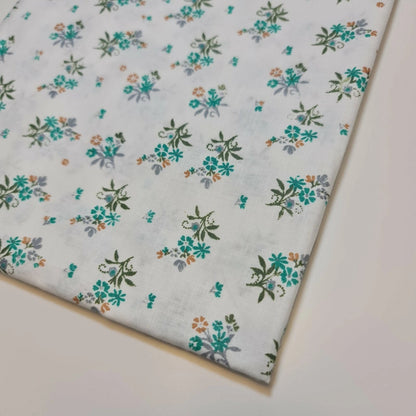 100% Cotton Printed Fabric | Leopard, Ditsy, Vintage, Polka & Rose Floral Designs – 44" (112cm) Wide Soft Dressmaking & Craft Material – Sold by the Metre