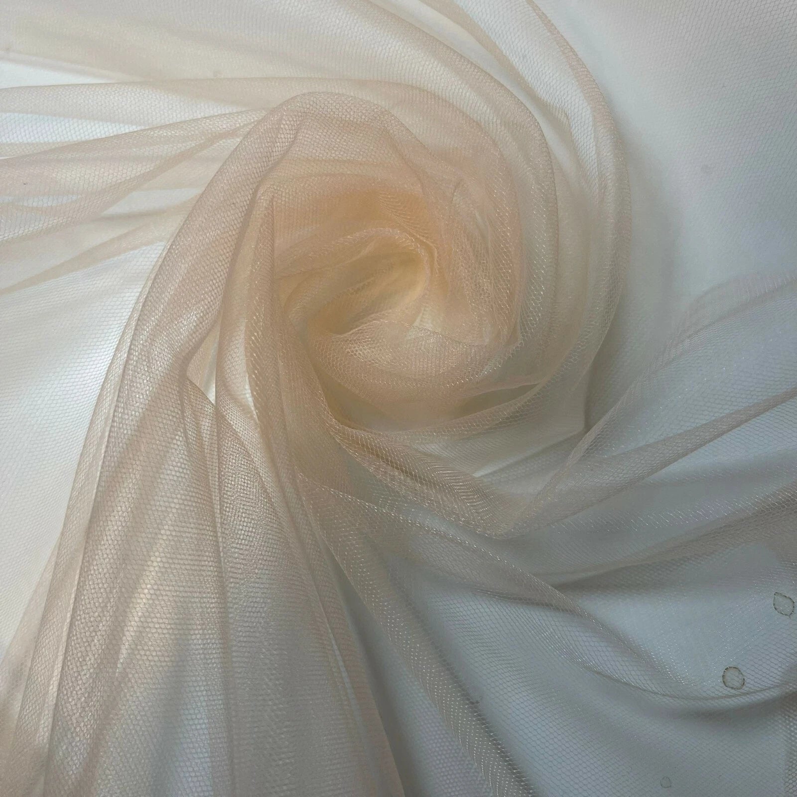 Premium Soft Plain Sheer Tulle Net Fabric | 58