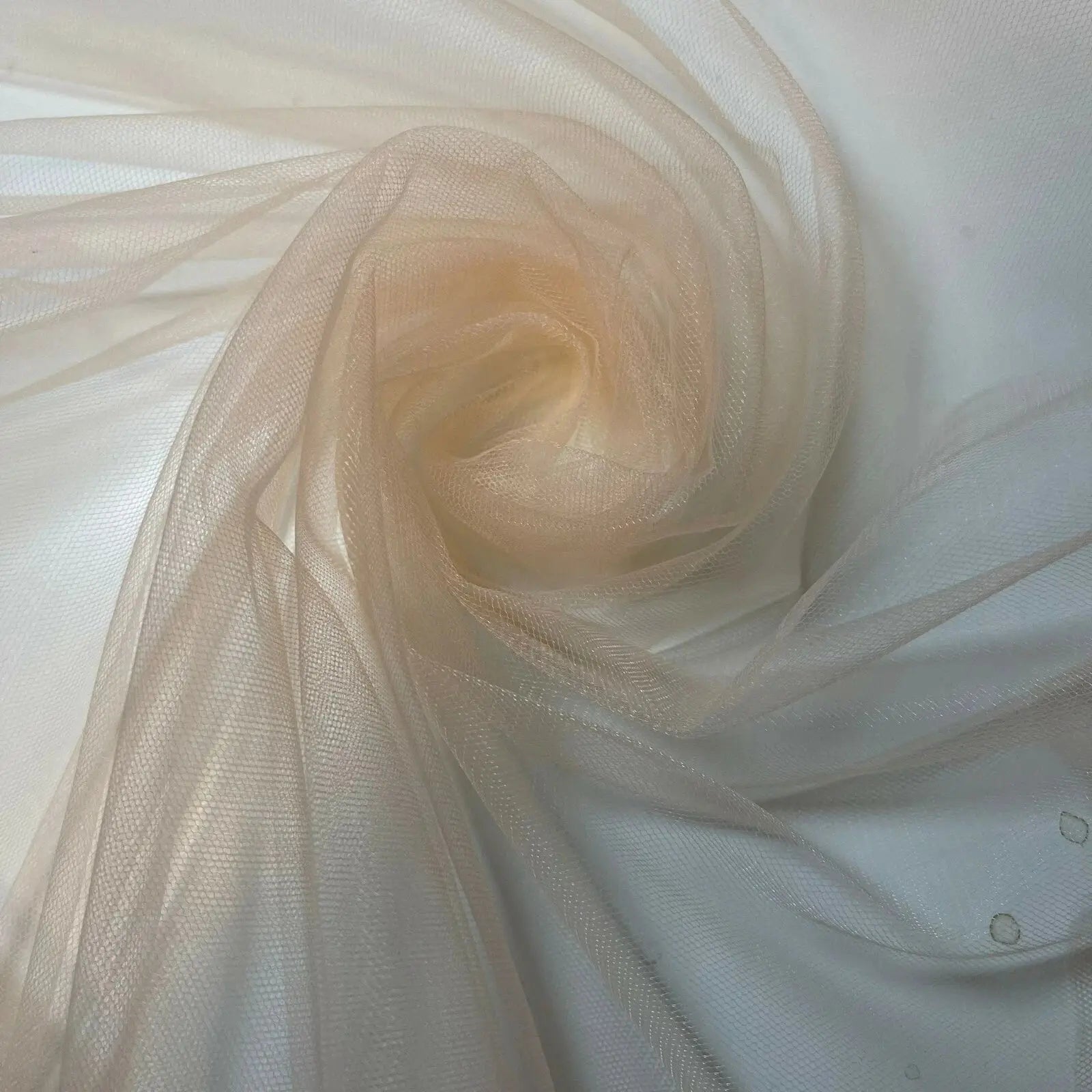 Premium Soft Plain Sheer Tulle Net Fabric | 58" (147cm) Wide for Tutu, Fairy Veil & Bridal Craft Projects – Sold by the Metre