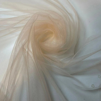 Premium Soft Plain Sheer Tulle Net Fabric | 58" (147cm) Wide for Tutu, Fairy Veil & Bridal Craft Projects – Sold by the Metre