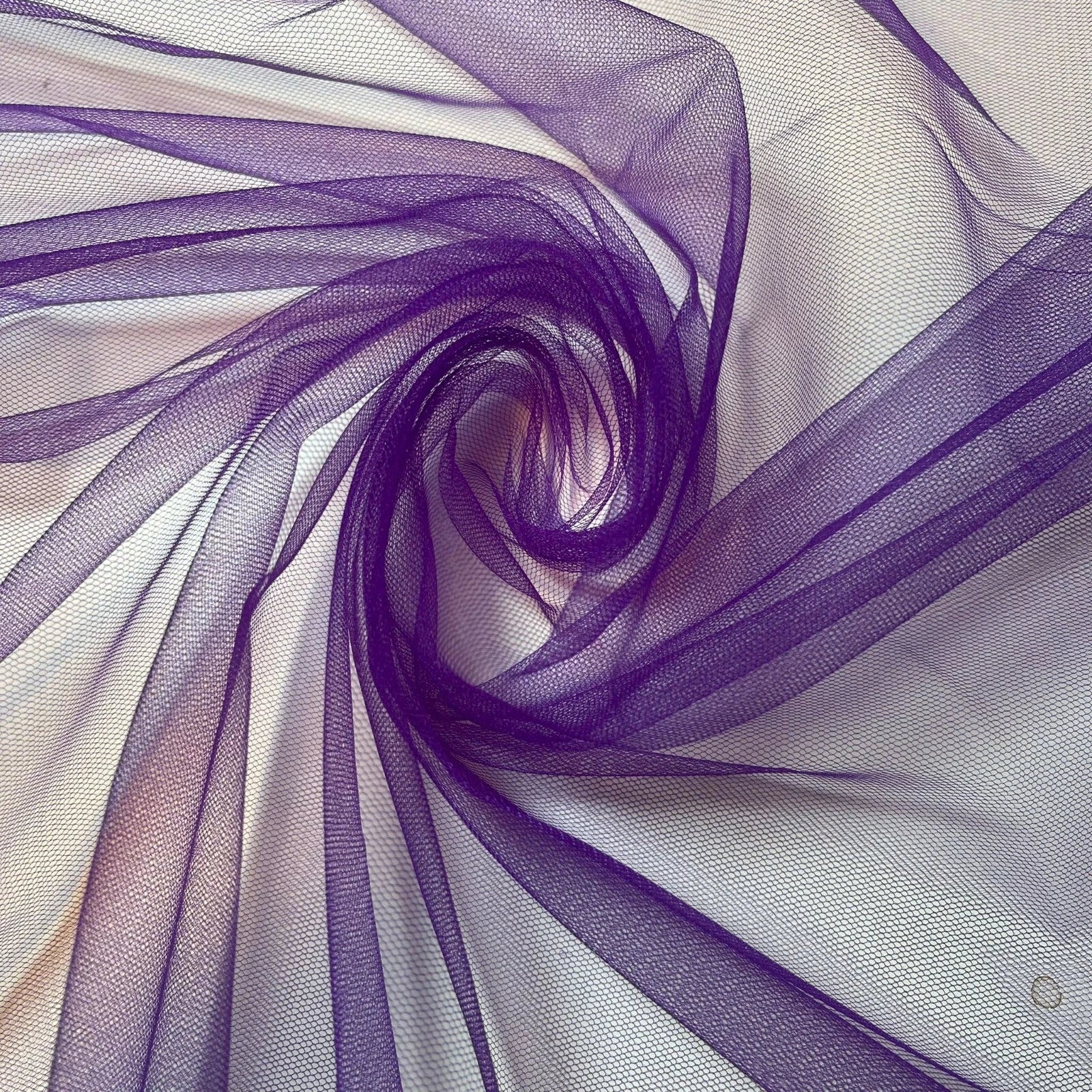Premium Soft Plain Sheer Tulle Net Fabric | 58