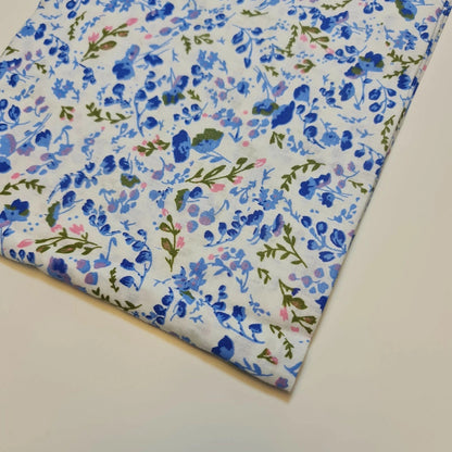 100% Cotton Printed Fabric | Leopard, Ditsy, Vintage, Polka & Rose Floral Designs – 44" (112cm) Wide Soft Dressmaking & Craft Material – Sold by the Metre