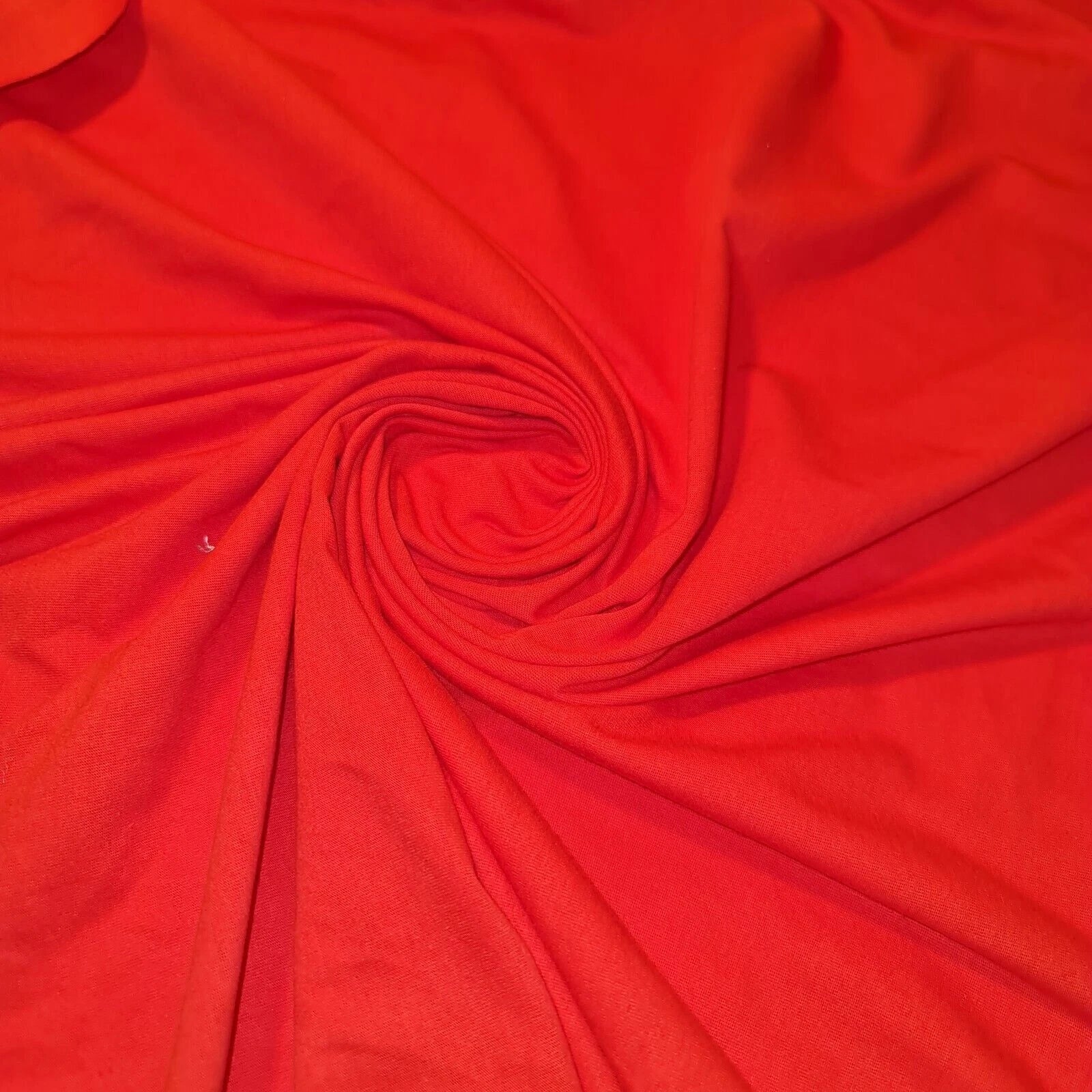 Clearance 100% Knitted Jersey Cotton Stretch Interlock Fabric Material 58