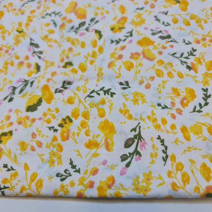 100% Cotton Printed Fabric | Leopard, Ditsy, Vintage, Polka & Rose Floral Designs – 44" (112cm) Wide Soft Dressmaking & Craft Material – Sold by the Metre