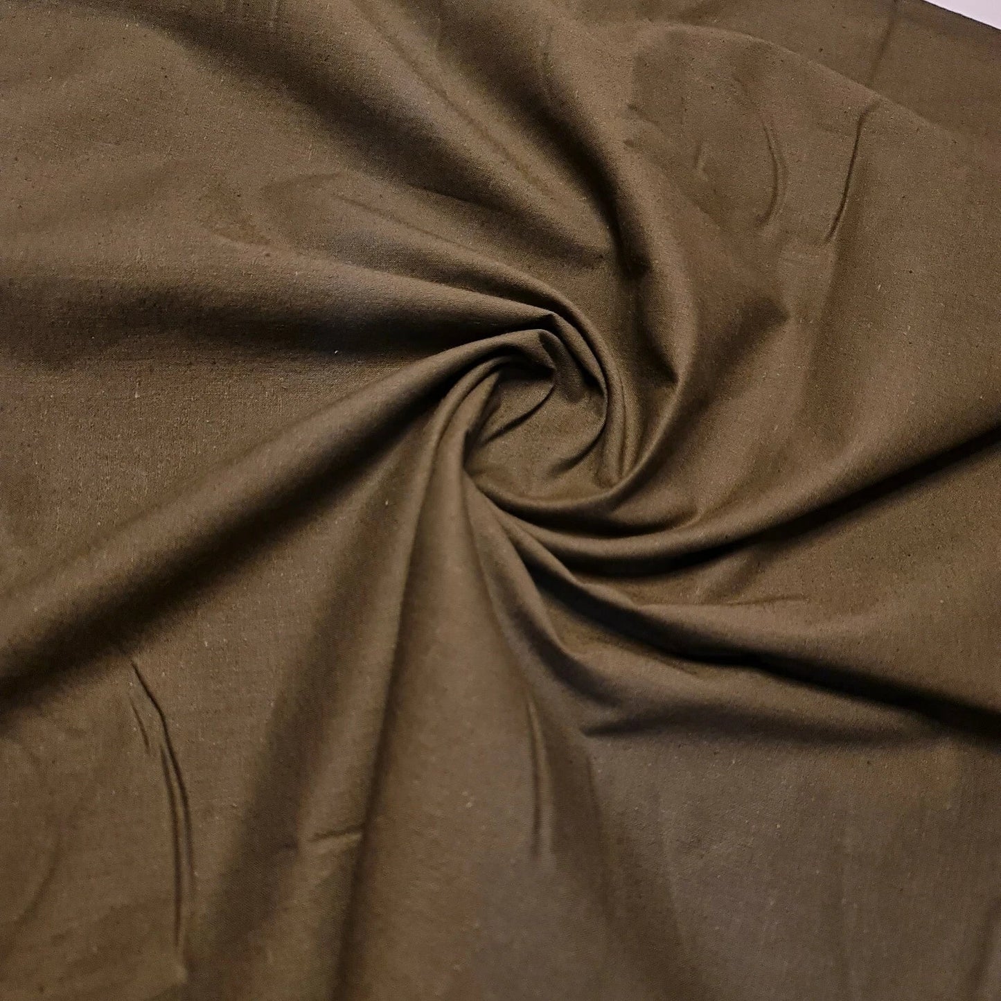 Clearance 100% Cotton Plain Solid Fabric | 44" (112cm) Wide Quilting, Dressmaking & Craft Material – 23-Metre Bolt  Khaki