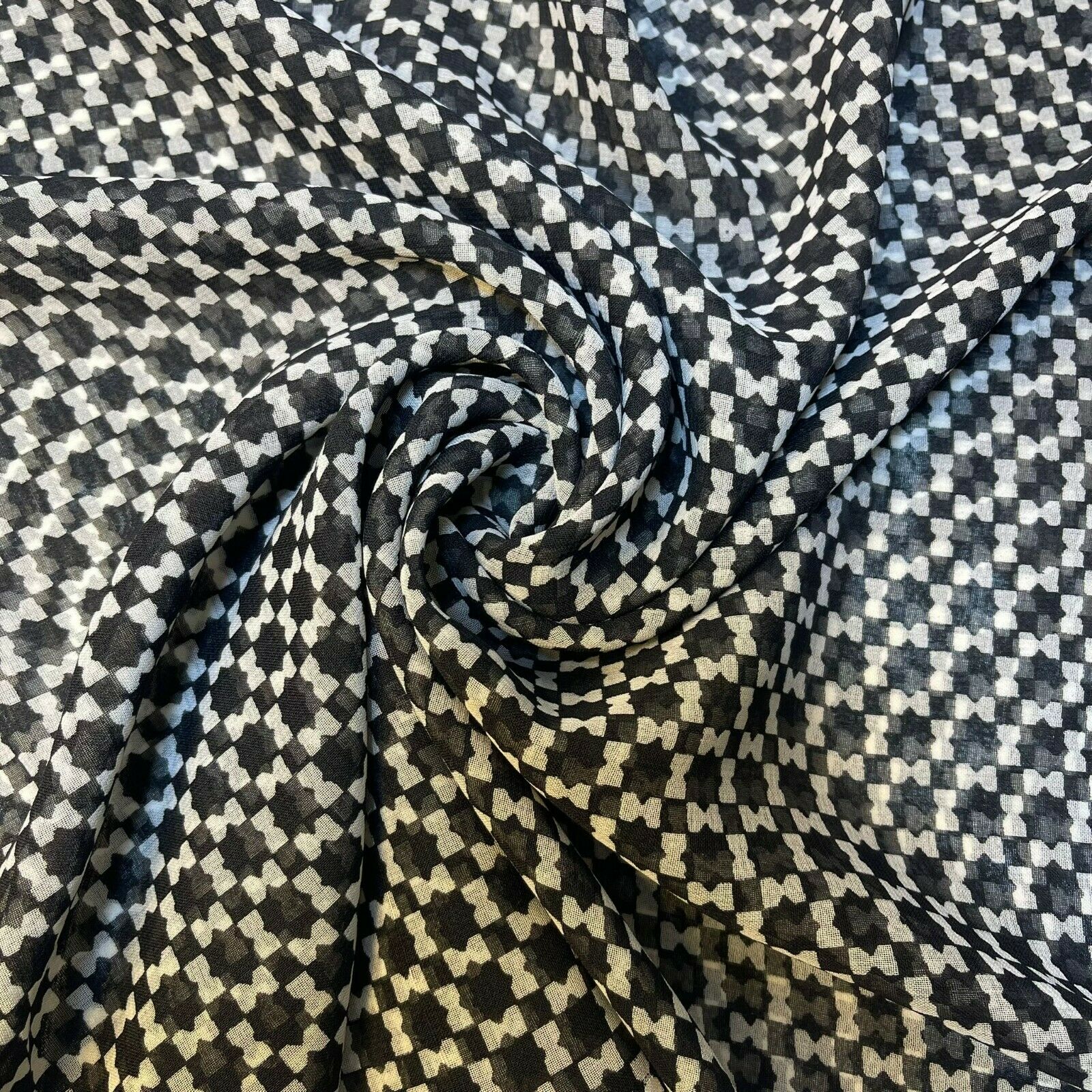 Floral Printed Polyester Georgette and Sheer Chiffon Fabric – Summer Dress Material