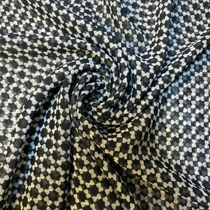 Floral Printed Polyester Georgette and Sheer Chiffon Fabric – Summer Dress Material