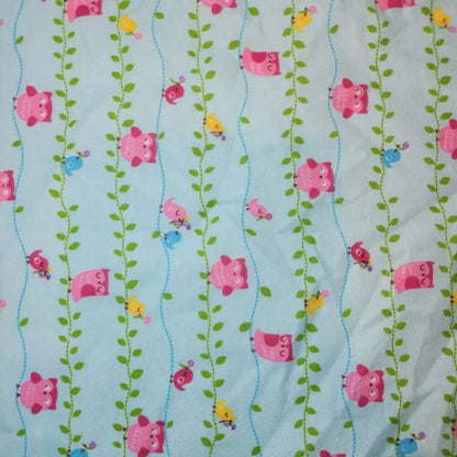100% Cotton Brushed Flannel Winceyette Fabric | 44" (112cm) Wide Printed Quilting, Sewing & Craft Material – Sold by the Meter