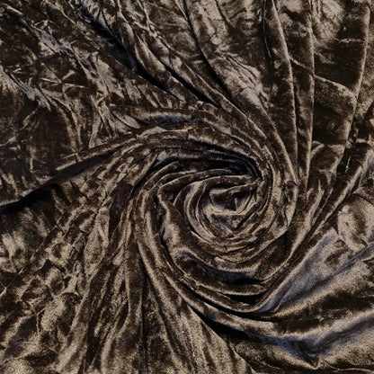 Premium Marble Crushed Velvet Fabric | 58" (147cm) Wide Solid Colours Medium-Weight Stretch Material – Sold by the Metre