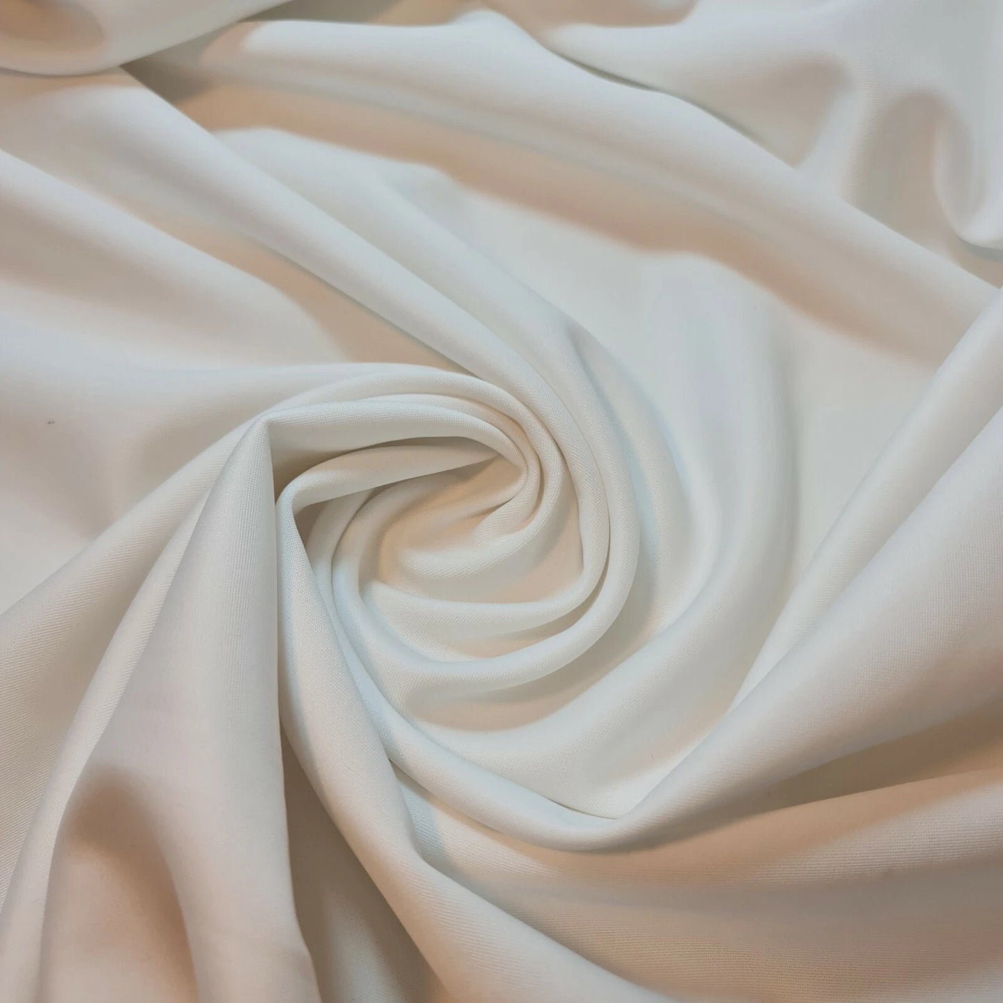 Scuba Crepe 4-Way Stretch Fabric | 58" (147cm) Wide Plain Solid Elastane Jersey for Dresses & Crafts – Sold by the Metre