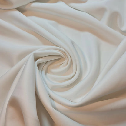 Scuba Crepe 4-Way Stretch Fabric | 58" (147cm) Wide Plain Solid Elastane Jersey for Dresses & Crafts – Sold by the Metre