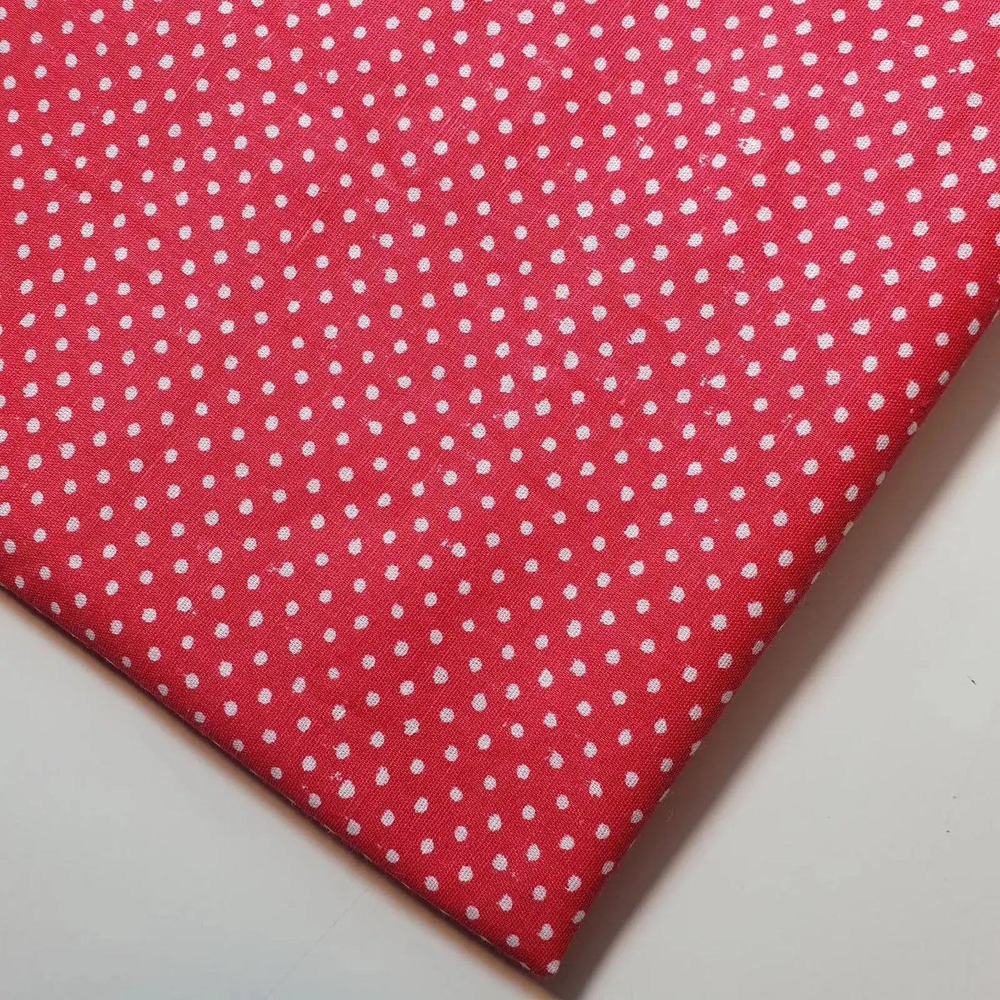 Pea Pin Spot Polka 100% Cotton Lawn Fabric | 44" (112cm) Wide Soft Dressmaking, Quilting & Craft Material – Sold by the Metre
