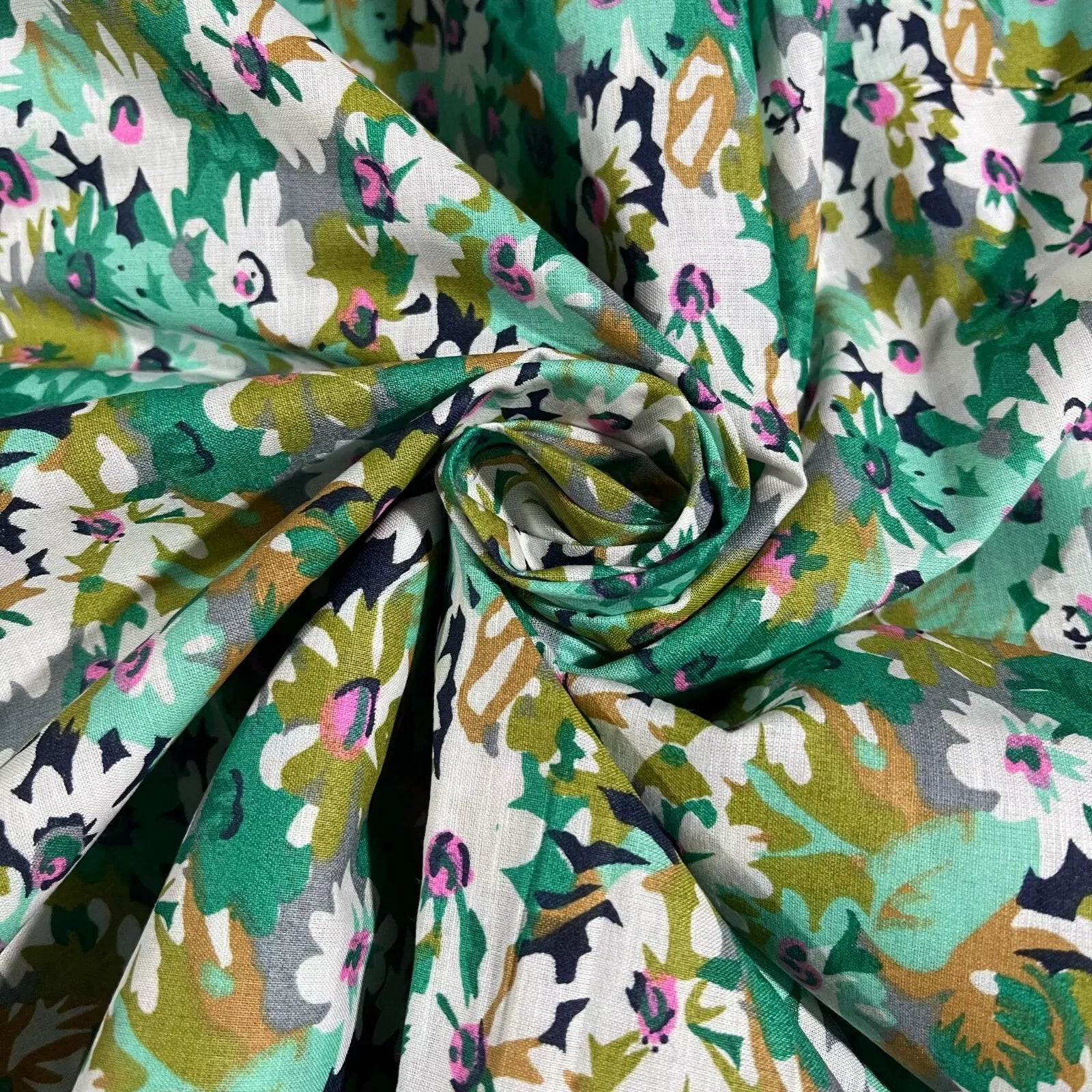 Floral Cotton Poplin & Cotton Drill Fabric | Rose & Hubble Ditsy & Printed Designs 58