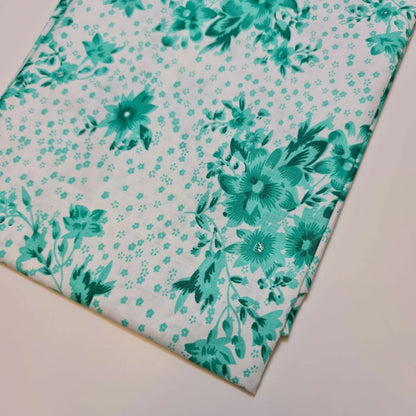 100% Cotton Printed Fabric | Leopard, Ditsy, Vintage, Polka & Rose Floral Designs – 44" (112cm) Wide Soft Dressmaking & Craft Material – Sold by the Metre