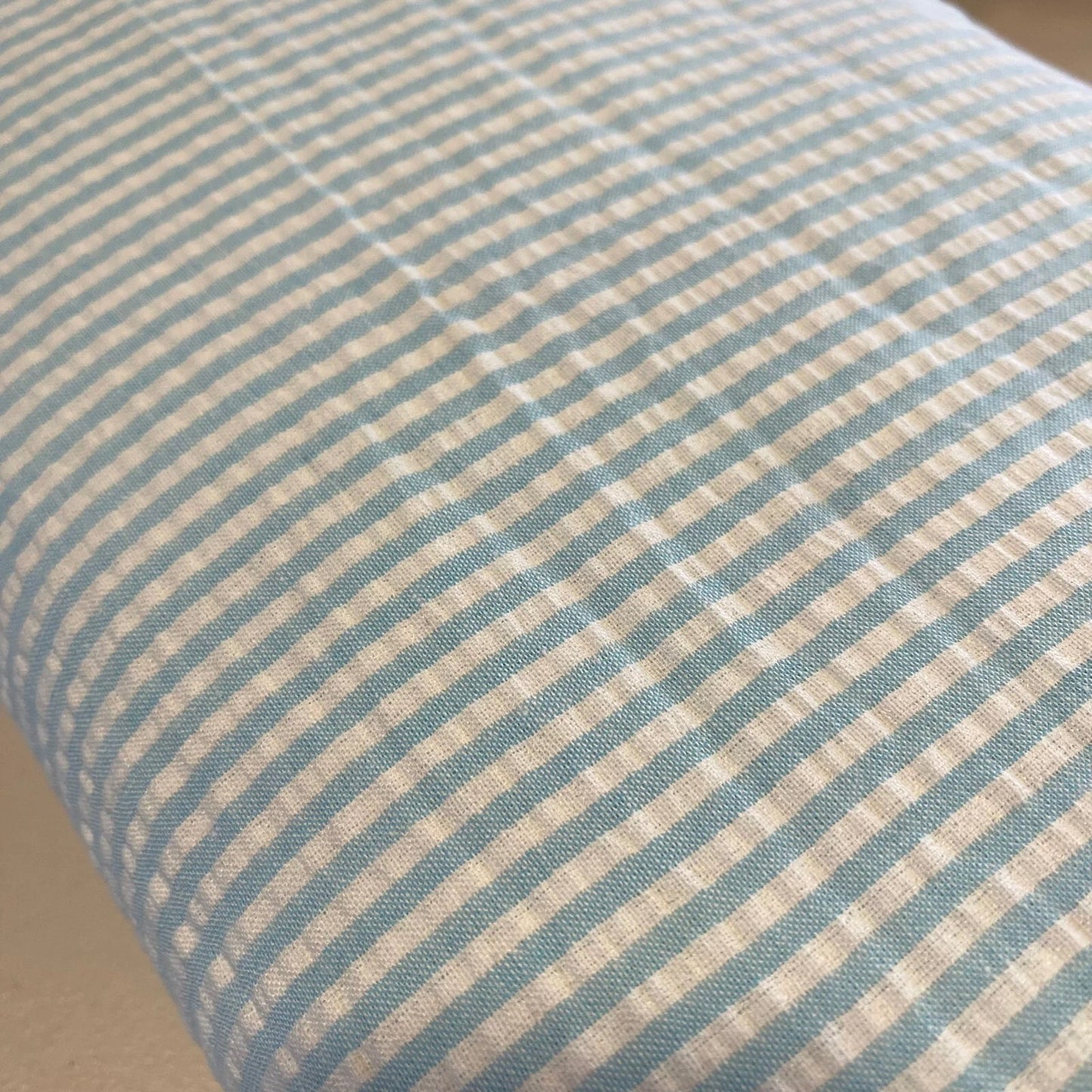100% Cotton Seersucker Crush Stripe Fabric | 44" (112cm) Wide Costume, Dress & Craft Material – Sold by the Meter
