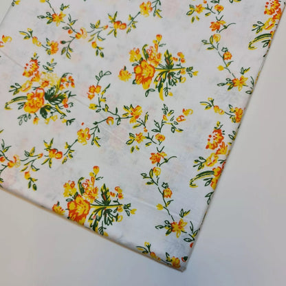 100% Cotton Printed Fabric | Leopard, Ditsy, Vintage, Polka & Rose Floral Designs – 44" (112cm) Wide Soft Dressmaking & Craft Material – Sold by the Metre