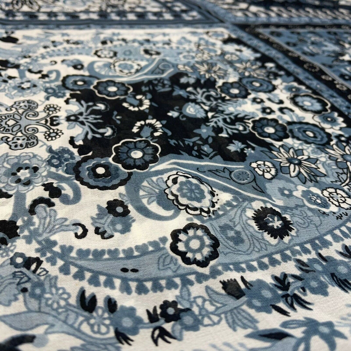 Floral Printed Polyester Georgette and Sheer Chiffon Fabric – Summer Dress Material