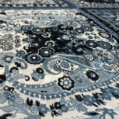 Floral Printed Polyester Georgette and Sheer Chiffon Fabric – Summer Dress Material