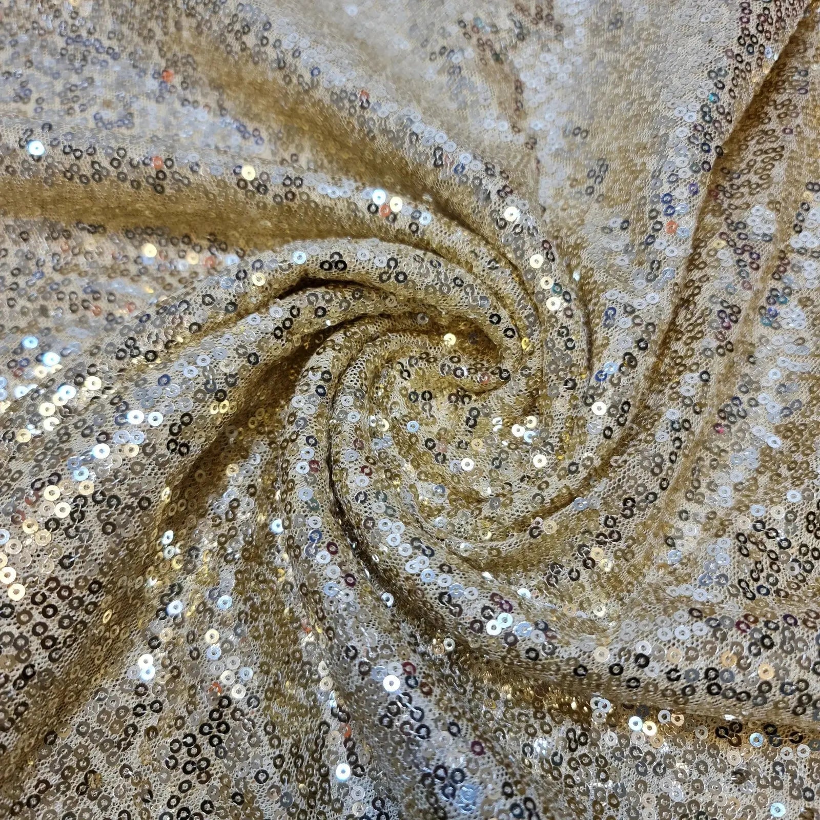 Sequin Fabric | Sparkly Shiny Bling Dress, Craft & Table Drape Material – 58