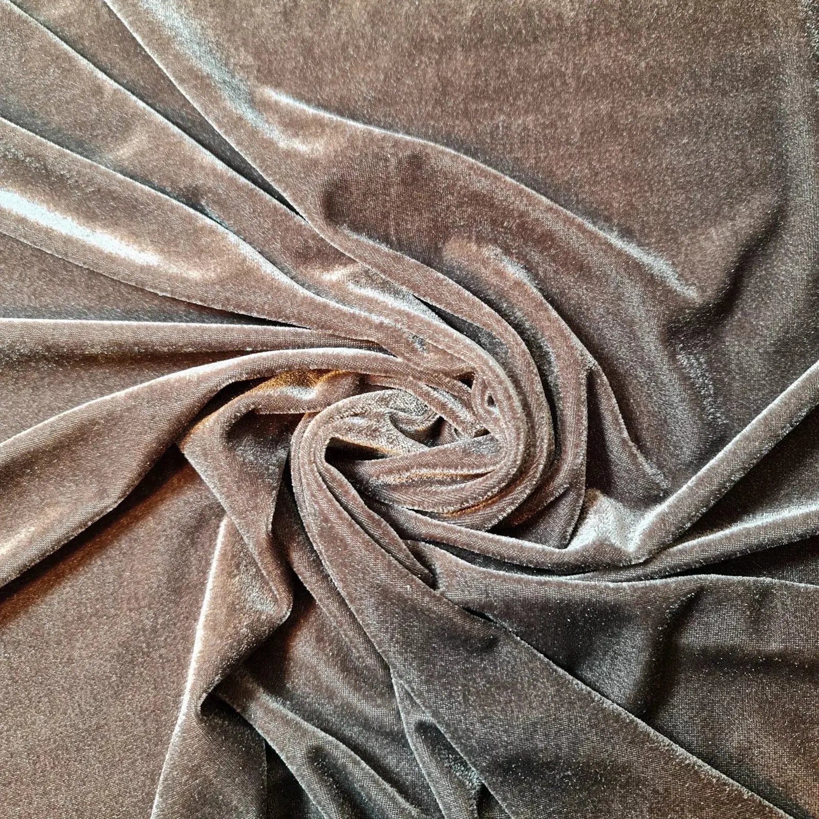 Plain Velvet Fabric – Soft Stretch Velour 147cm (58") Wide by the Metre