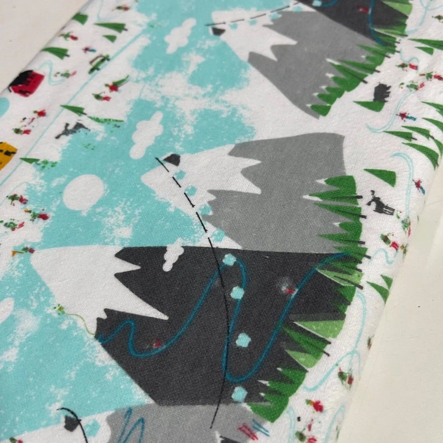 100% Cotton Brushed Flannel Winceyette Fabric | 44" (112cm) Wide Printed Quilting, Sewing & Craft Material – Sold by the Meter