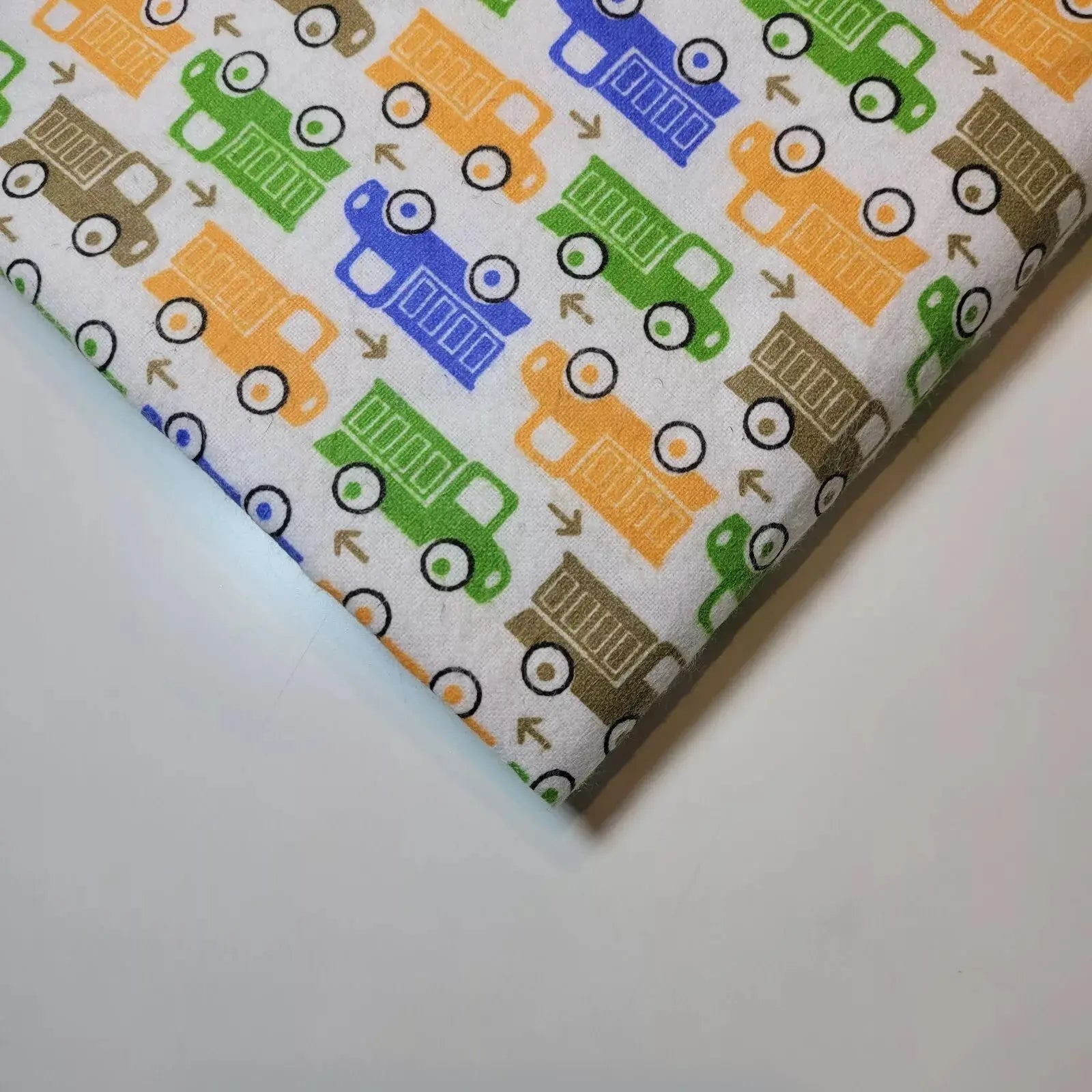 100% Cotton Brushed Flannel Winceyette Fabric | 44" (112cm) Wide Printed Quilting, Sewing & Craft Material – Sold by the Meter