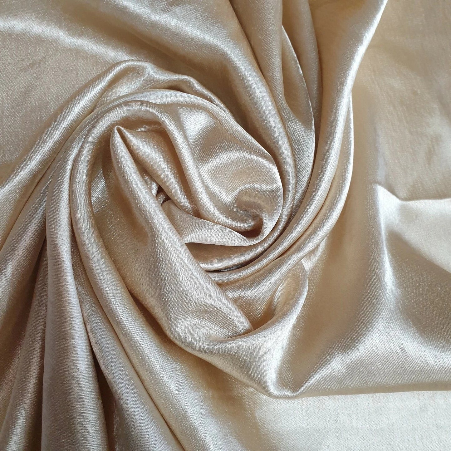 Plain Silky Satin Crepe Back Fabric | 58" (147cm) Wide | 50+ Colours | Dressmaking, Wedding & Craft Material – Sold by the Metre