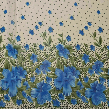 Floral Printed Polyester Georgette and Sheer Chiffon Fabric – Summer Dress Material