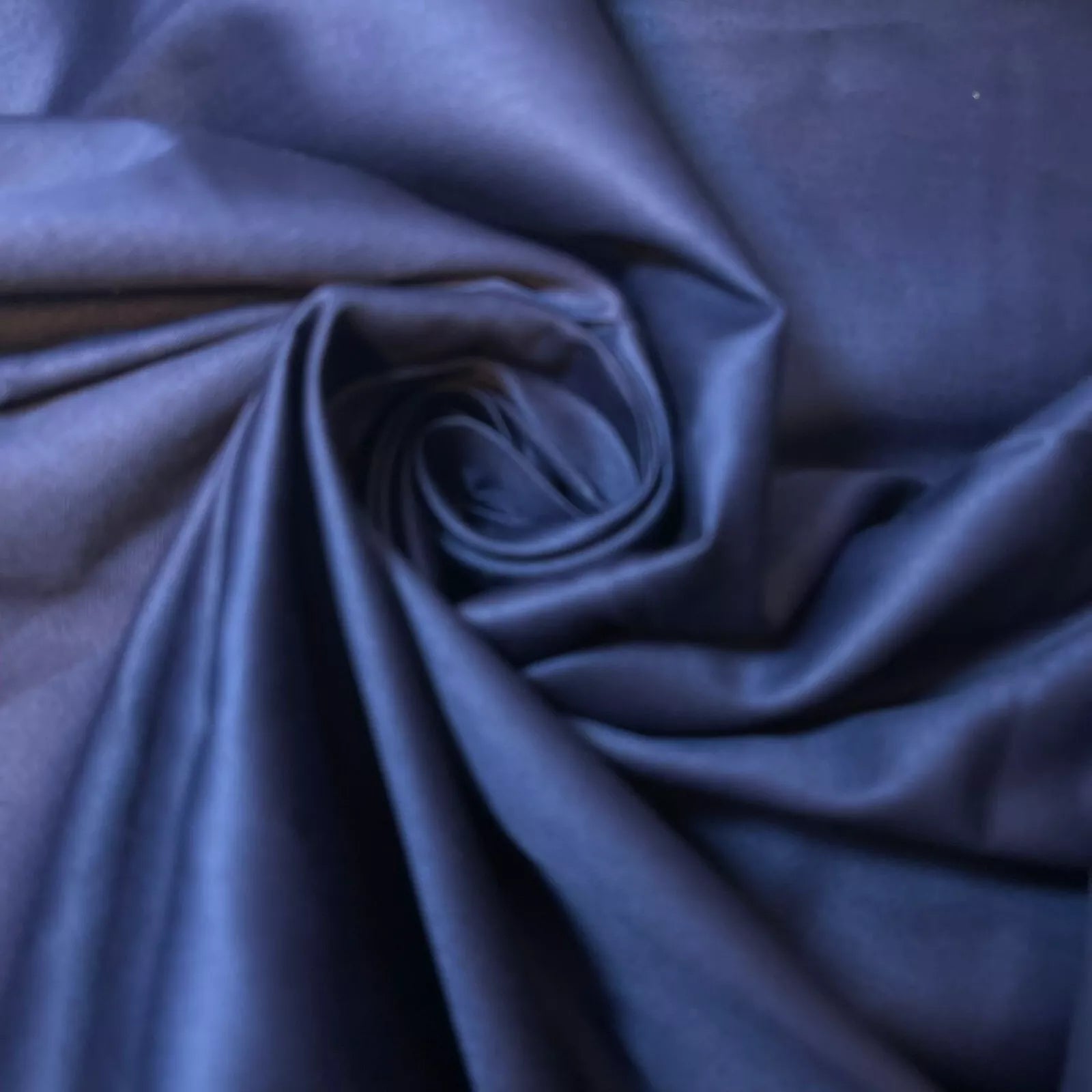 100% Cotton Sateen Fabric | 44" (112cm) Wide Soft Dressmaking, Curtain Lining & Craft Material – Sold by the Metre  Navy