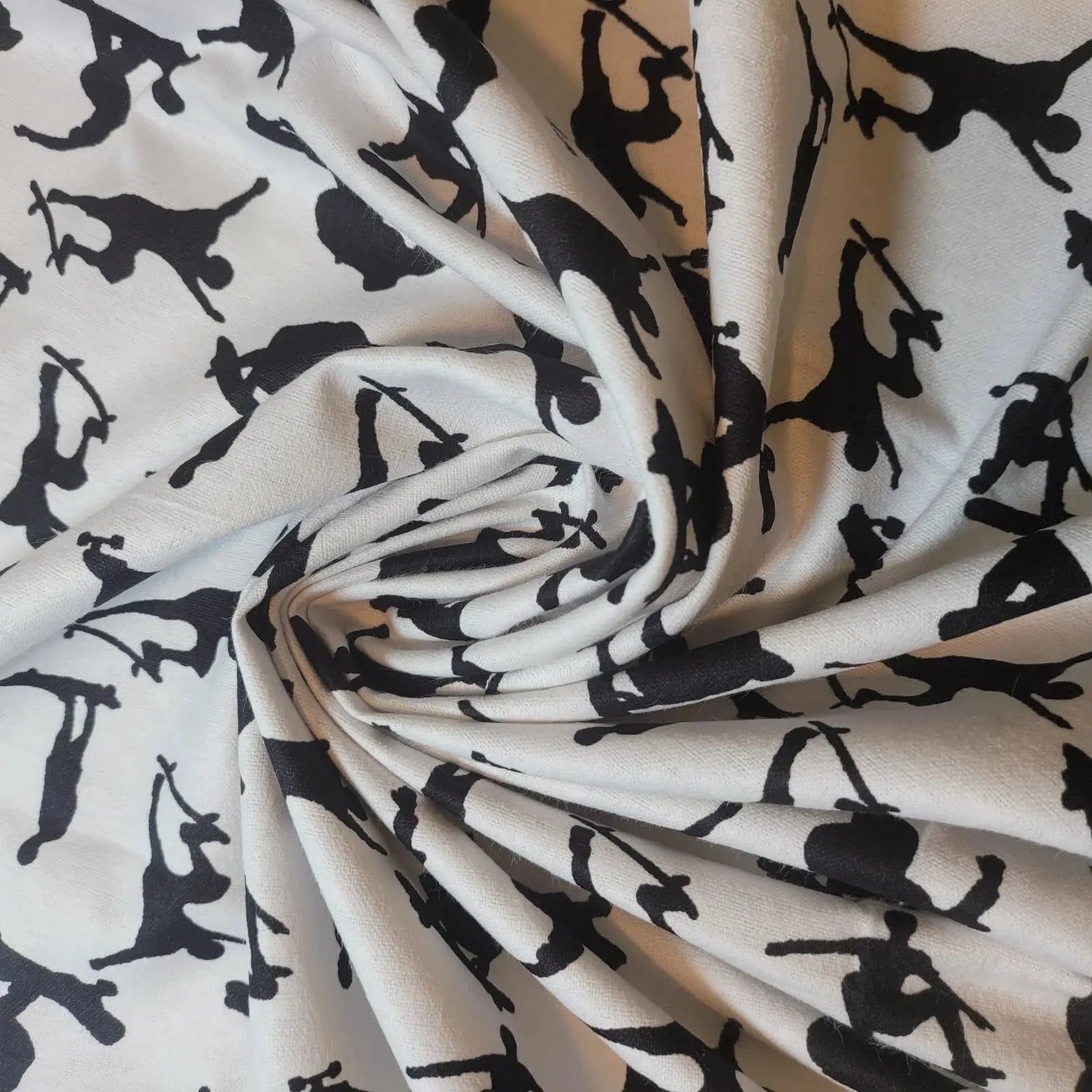 100% Cotton Brushed Flannel Winceyette Fabric | 44" (112cm) Wide Printed Quilting, Sewing & Craft Material – Sold by the Meter