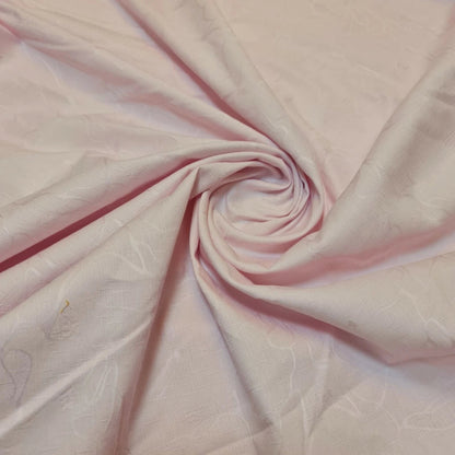 100% Cotton Jacquard Self-Print Fabric | 58" (147cm) Wide Soft Woven Curtain, Upholstery & Dress Material – Sold by the Meter  Pink