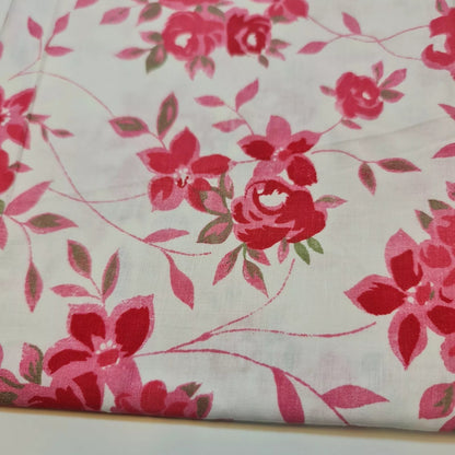 100% Cotton Printed Fabric | Leopard, Ditsy, Vintage, Polka & Rose Floral Designs – 44" (112cm) Wide Soft Dressmaking & Craft Material – Sold by the Metre