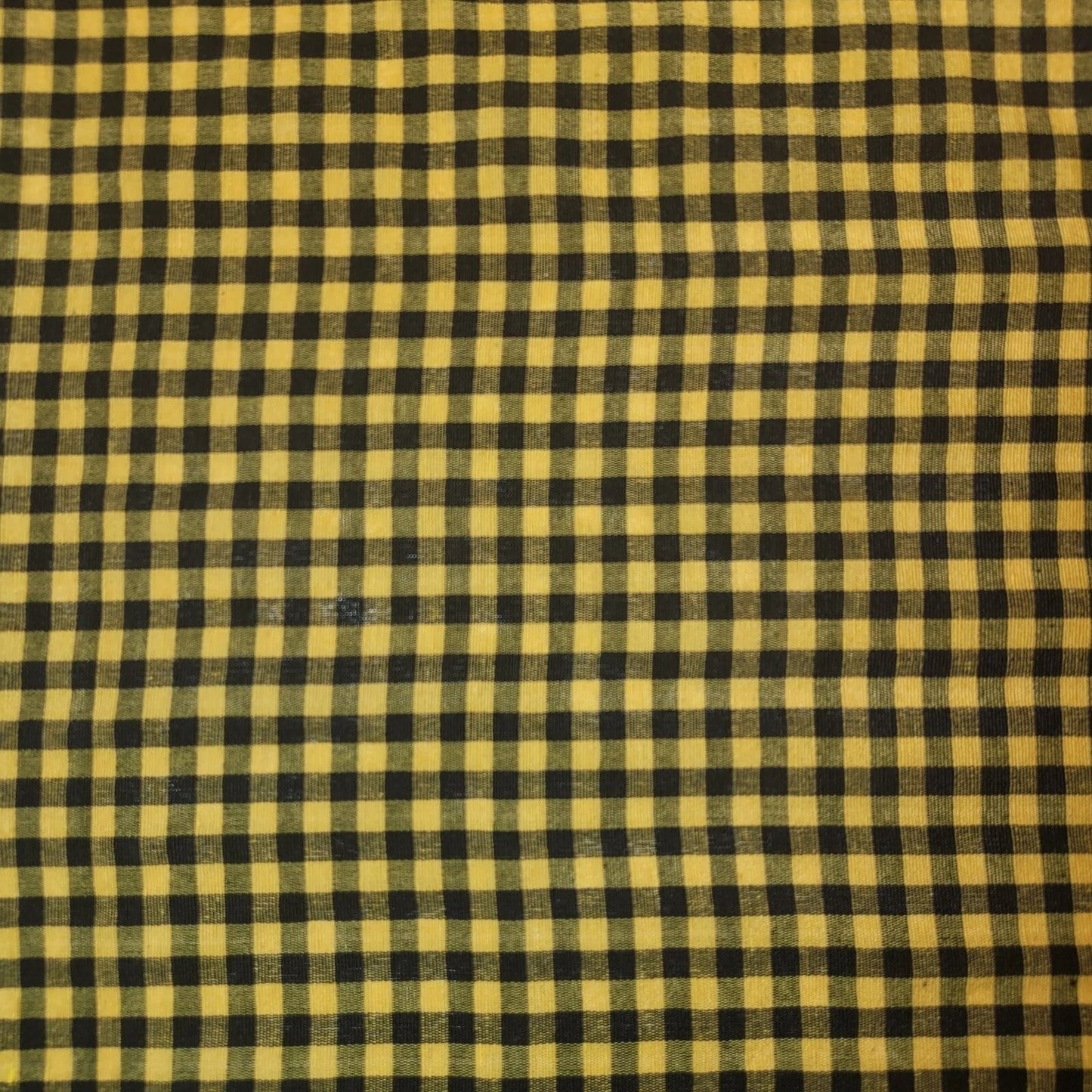 100% Cotton Gingham 1/8" Check Plaid Fabric | Parna Patka Dastaar Cloth for Sewing & Crafts – 23 Meter Roll