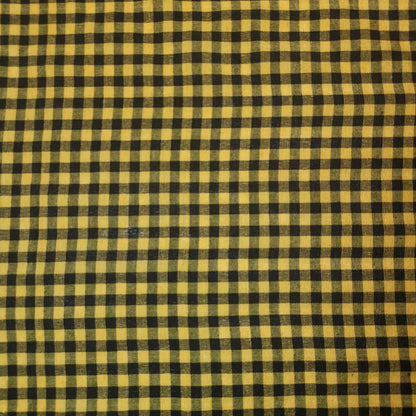 100% Cotton Gingham 1/8" Check Plaid Fabric | Parna Patka Dastaar Cloth for Sewing & Crafts – 23 Meter Roll