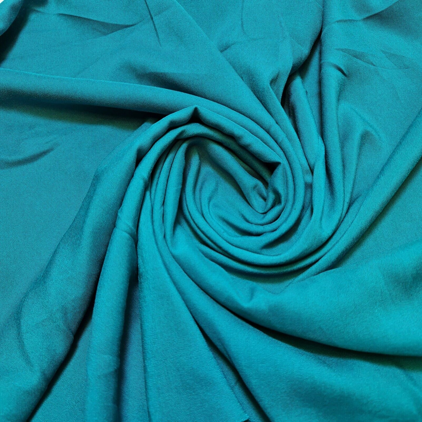 High Quality Poly Viscose Cotton Plain Fabric – 58" Wide Non-Stretch Dressmaking & Craft Material by the Metre