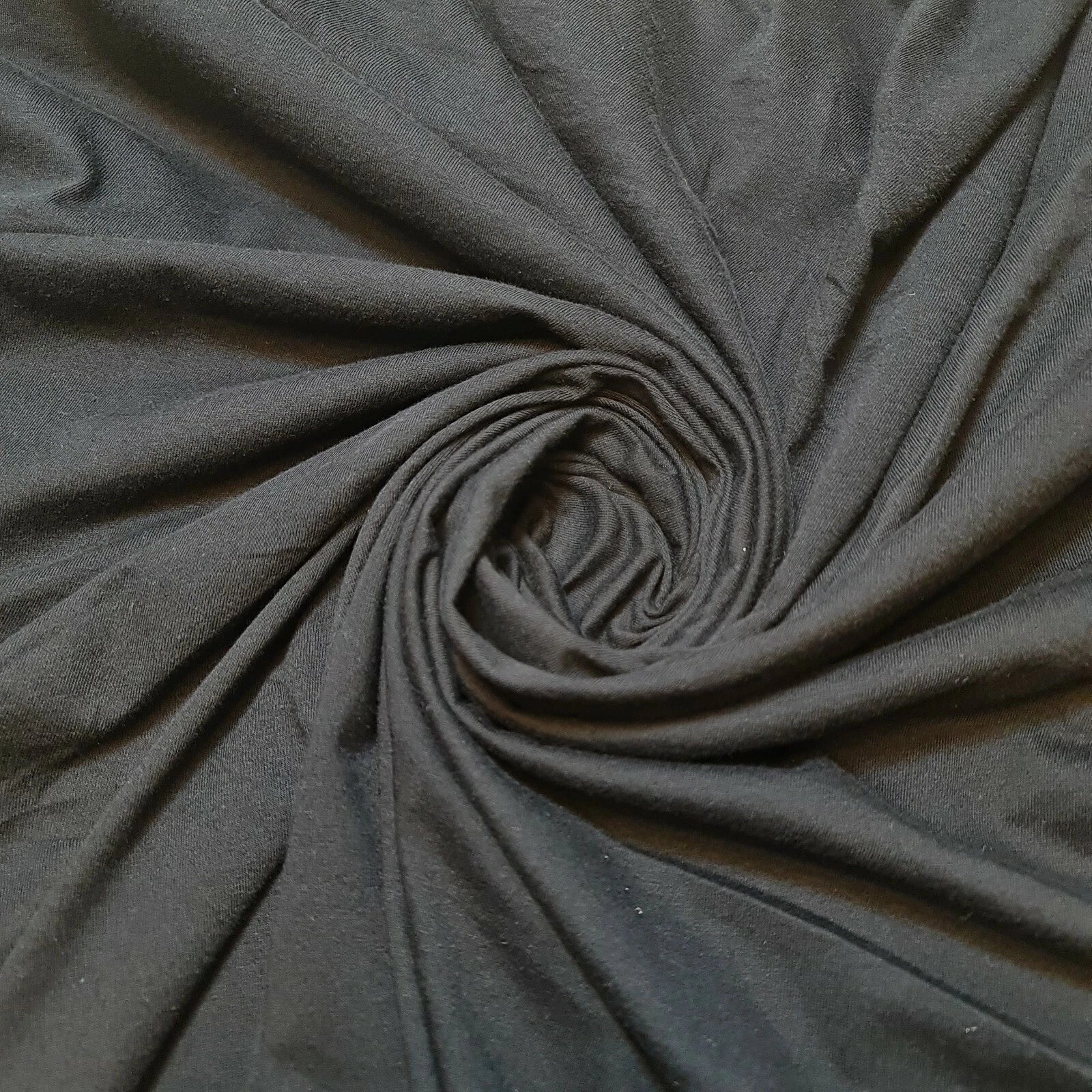 Clearance 100% Knitted Jersey Cotton Stretch Interlock Fabric Material 58