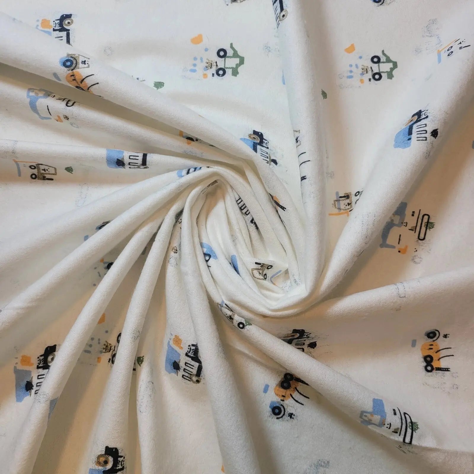 100% Cotton Brushed Flannel Winceyette Fabric | 44" (112cm) Wide Printed Quilting, Sewing & Craft Material – Sold by the Meter