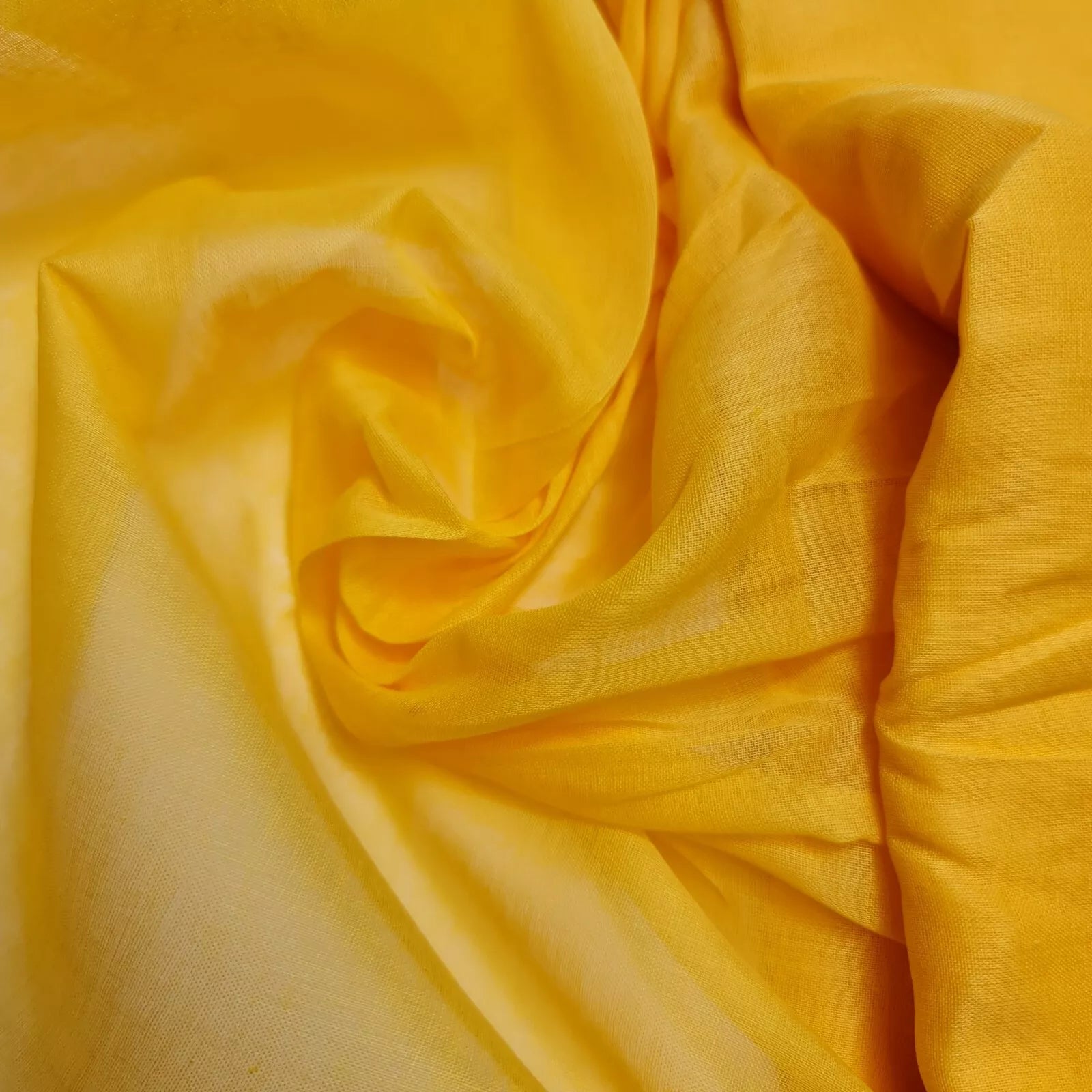 100% Cotton Muslin Fabric – Sheer Gauze Plain Weave for Dress Lining, Crafts & Cheesecloth  Yellow