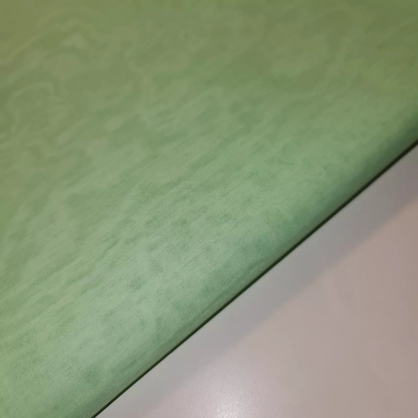 100% Cotton Organdy Fabric | 44" (112cm) Wide Stiff Lightweight Material for Doll Dresses, Lining, Curtains & Interfacing – Sold by the Meter  Pistachio Green