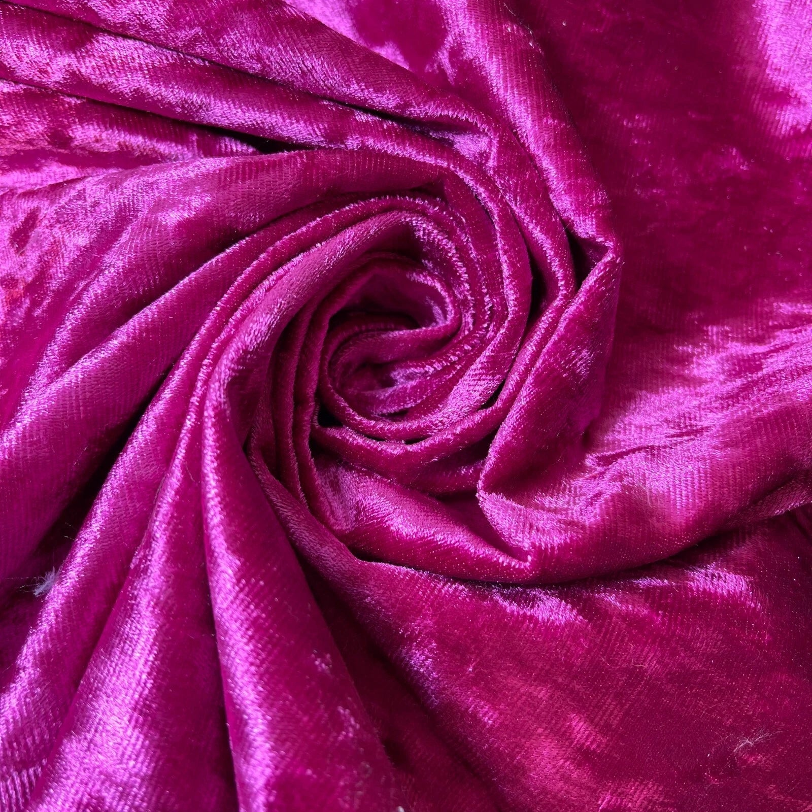 Plush Printed, Plain & Crushed Velvet Fabric | 58