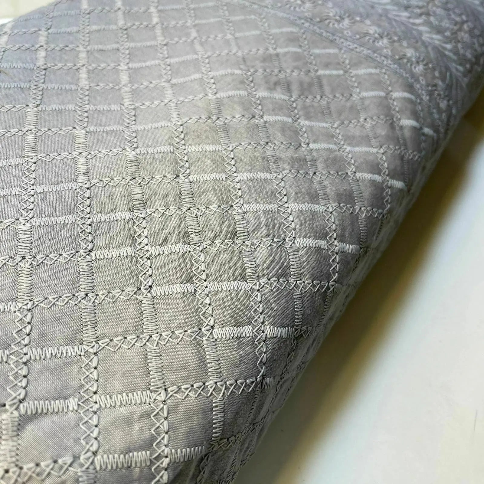 100% Cotton Lawn Broderie Anglaise Schiffli Embroidery Fabric | 44" (112cm) Wide Soft Dressmaking & Craft Material – Sold by the Meter