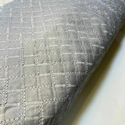 100% Cotton Lawn Broderie Anglaise Schiffli Embroidery Fabric | 44" (112cm) Wide Soft Dressmaking & Craft Material – Sold by the Meter