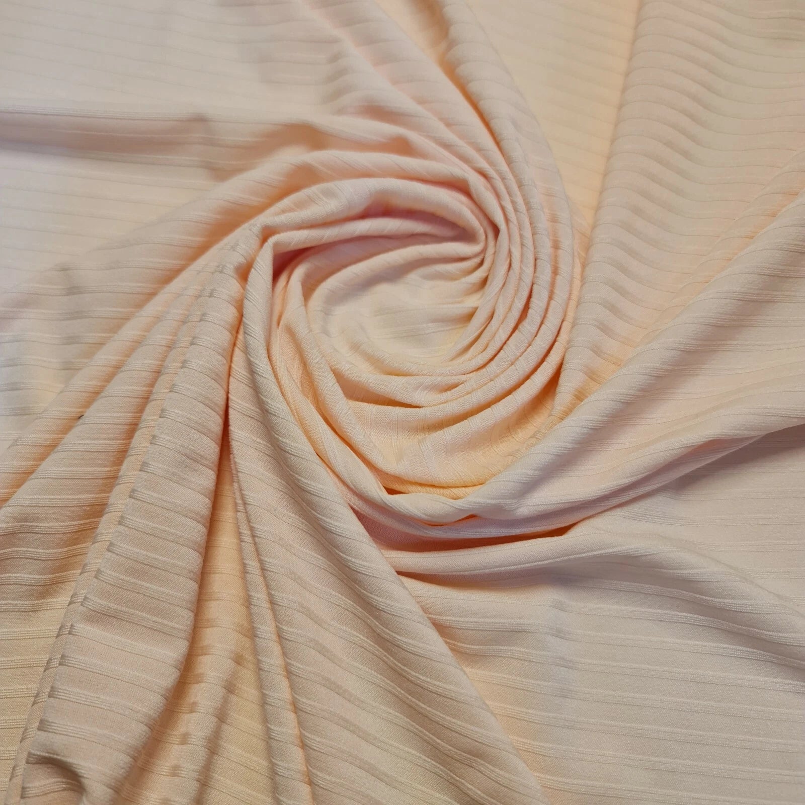 Plain & Printed Ribbed / Waffle Stretch Jersey Fabric | 58